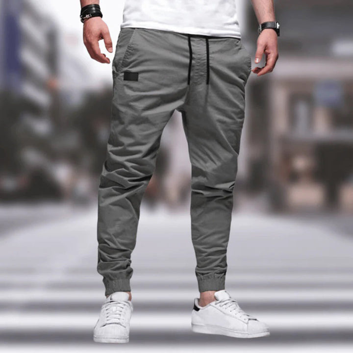 Trendy and Comfortable Trousers - Axel-Gray-M-Nora Luxe