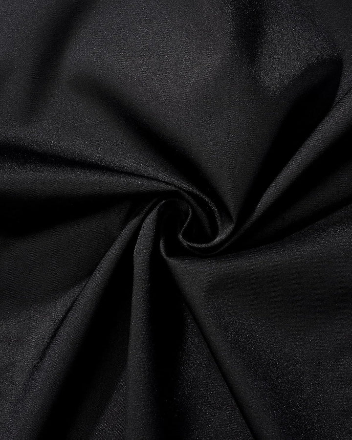 Trendy Anti-Crease Shirt for Men - Tom-Black-S-Nora Luxe