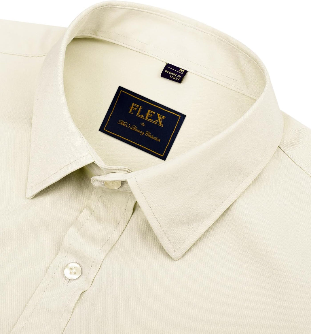Trendy Anti-Crease Shirt for Men - Tom-Black-S-Nora Luxe