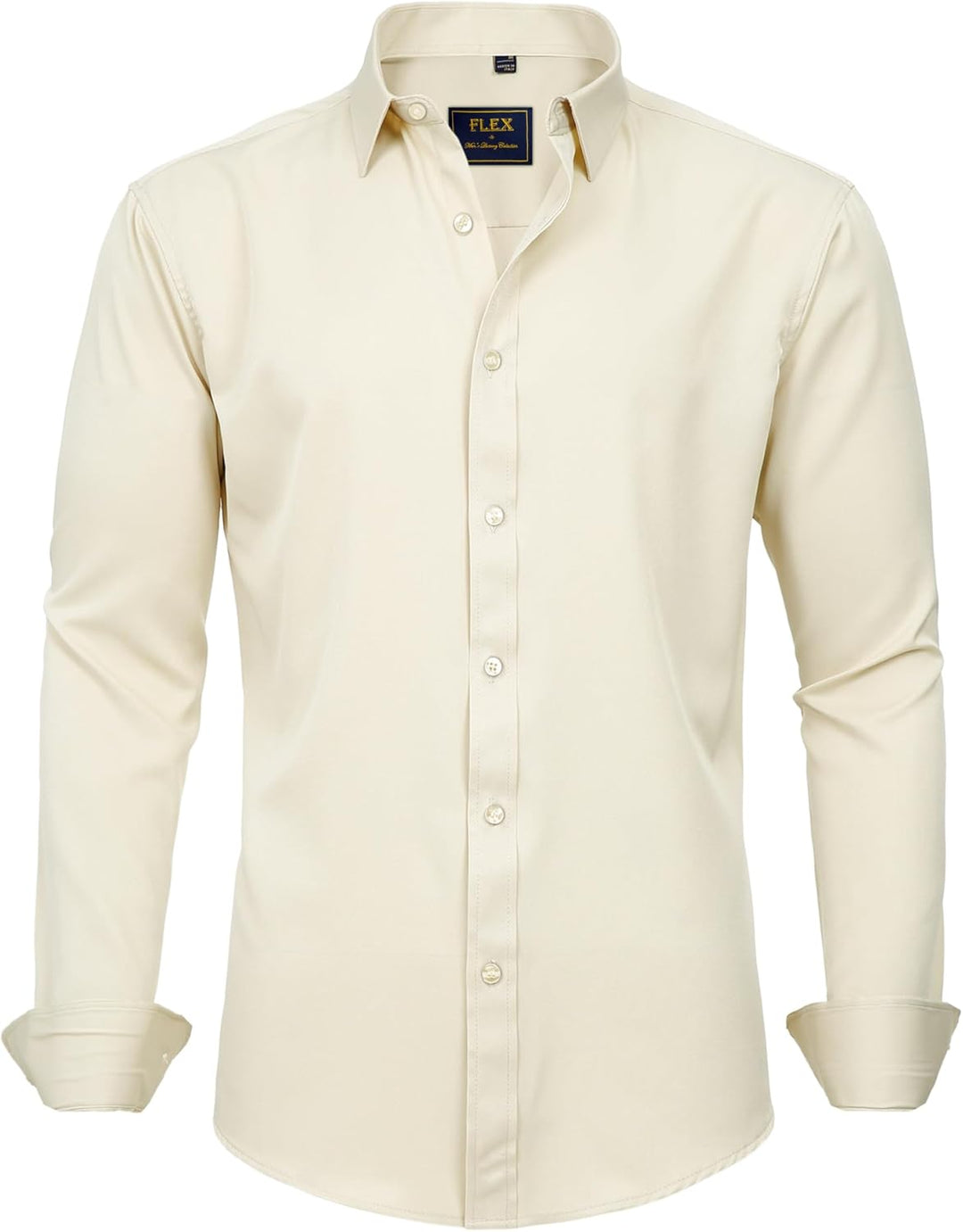 Trendy Anti-Crease Shirt for Men - Tom-Black-S-Nora Luxe