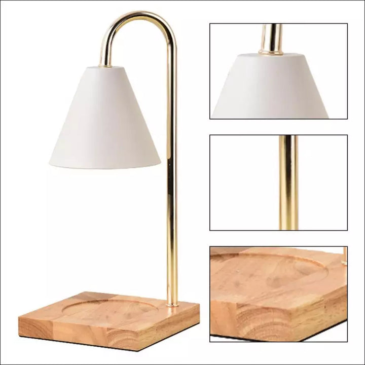Trendy Atmospheric Candle Warmer Lamp - Sophia-White-Nora Luxe