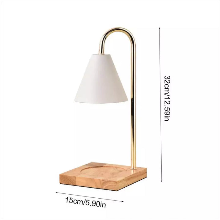 Trendy Atmospheric Candle Warmer Lamp - Sophia-White-Nora Luxe