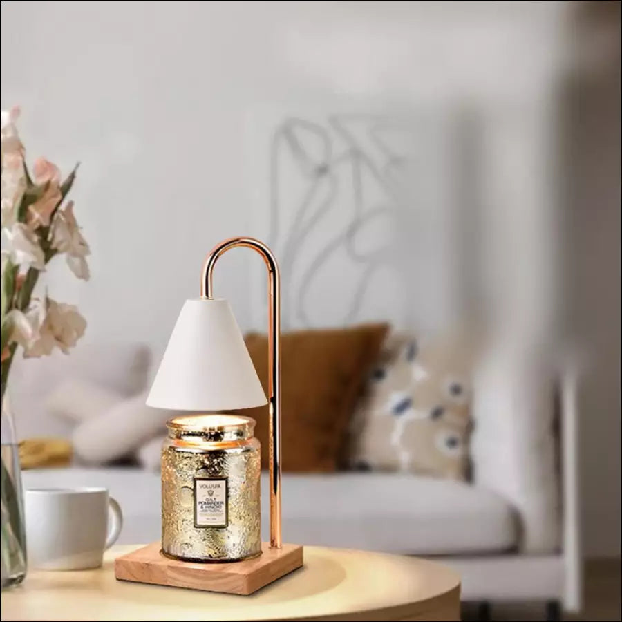 Trendy Atmospheric Candle Warmer Lamp - Sophia-White-Nora Luxe