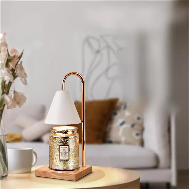 Trendy Atmospheric Candle Warmer Lamp - Sophia-White-Nora Luxe