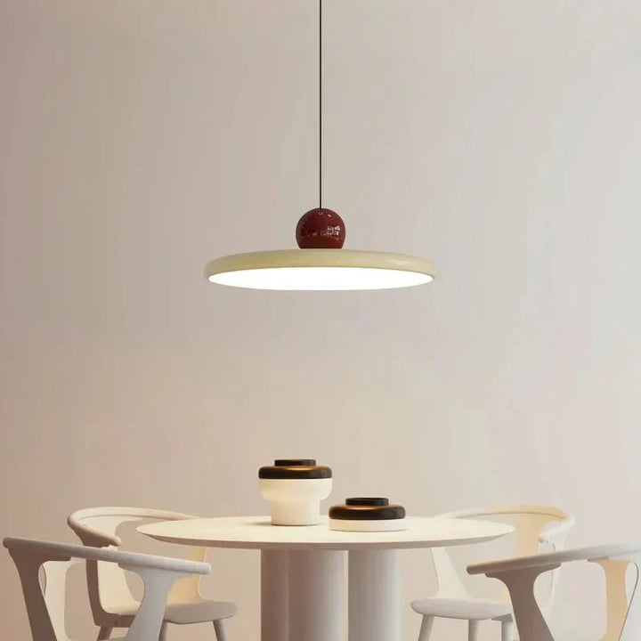 Trendy Bauhaus Glass Pendant Lamp - LunaBau-Beige-11.81 inches-Nora Luxe