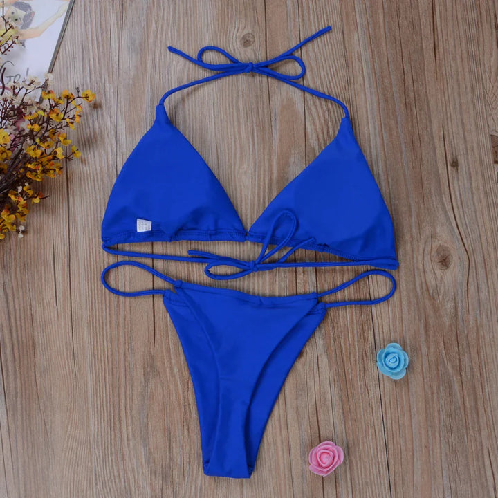 Trendy Bikini Set - Elena-Bordeaux-S-Nora Luxe