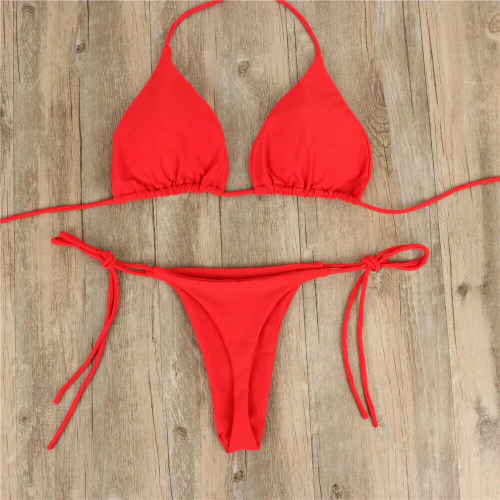 Trendy Bikini Set - Elena-Bordeaux-S-Nora Luxe