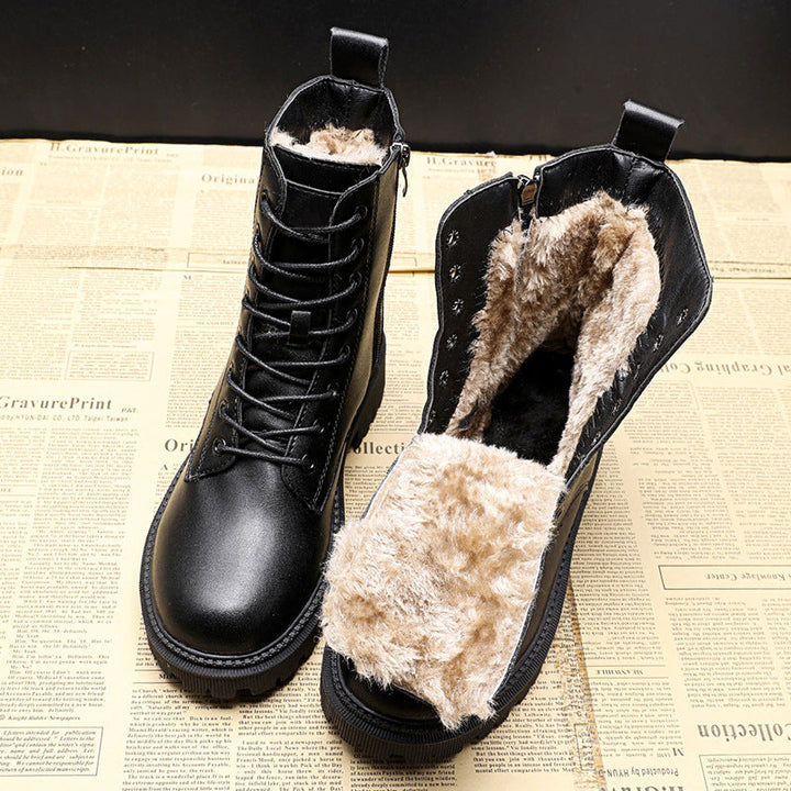 Trendy Black Women's Winter Boots - Yara-3-Nora Luxe