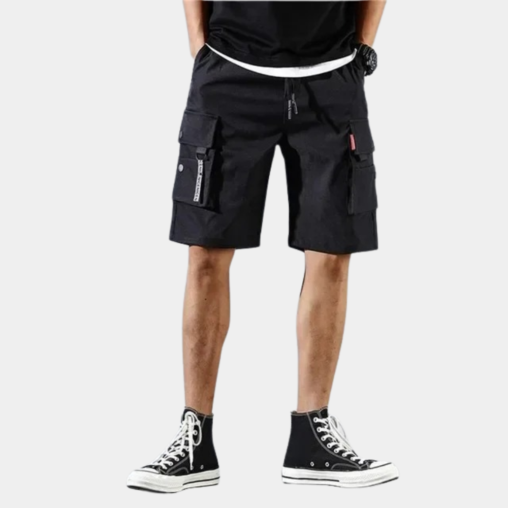 Trendy Cargo Shorts for Men - Axel-Gray-M-Nora Luxe