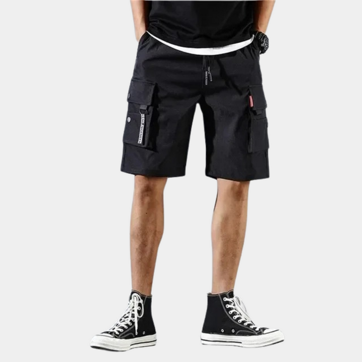Trendy Cargo Shorts for Men - Axel-Gray-M-Nora Luxe