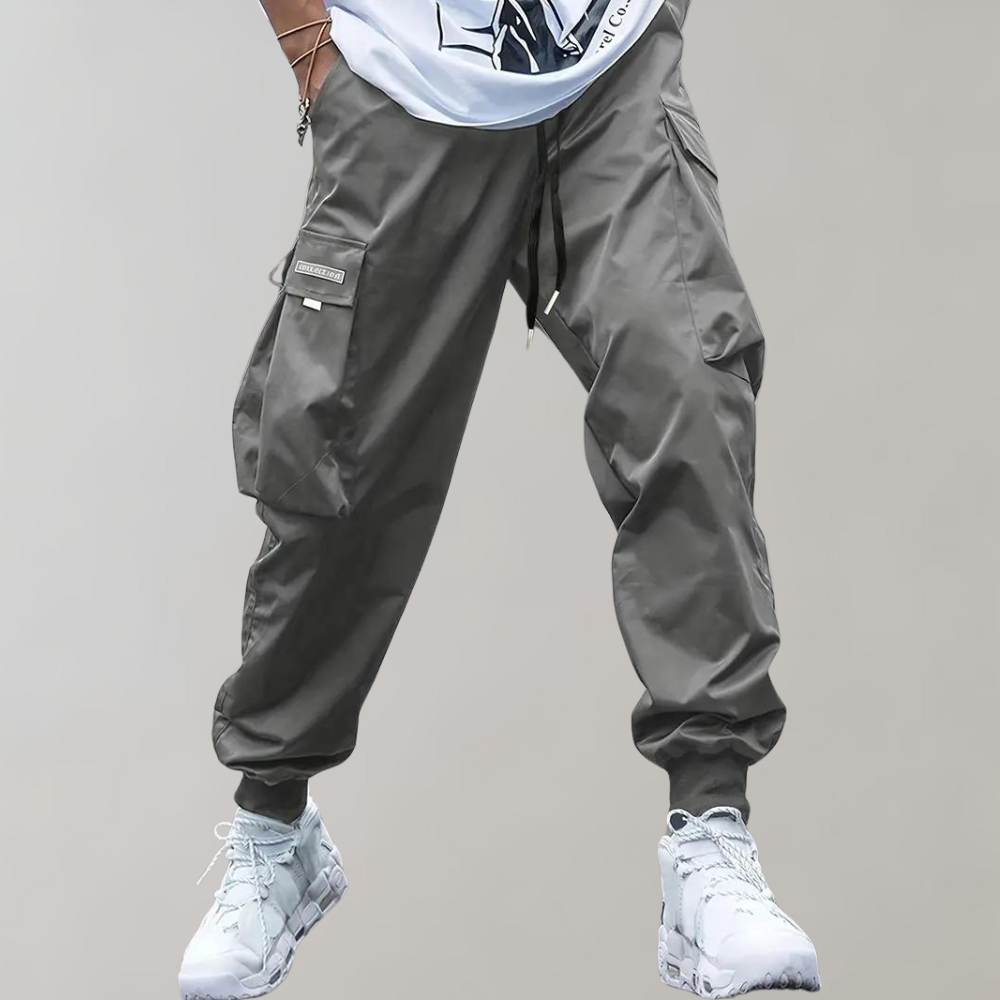Trendy Casual Cargo Trousers - Joris-Khaki-S-Nora Luxe