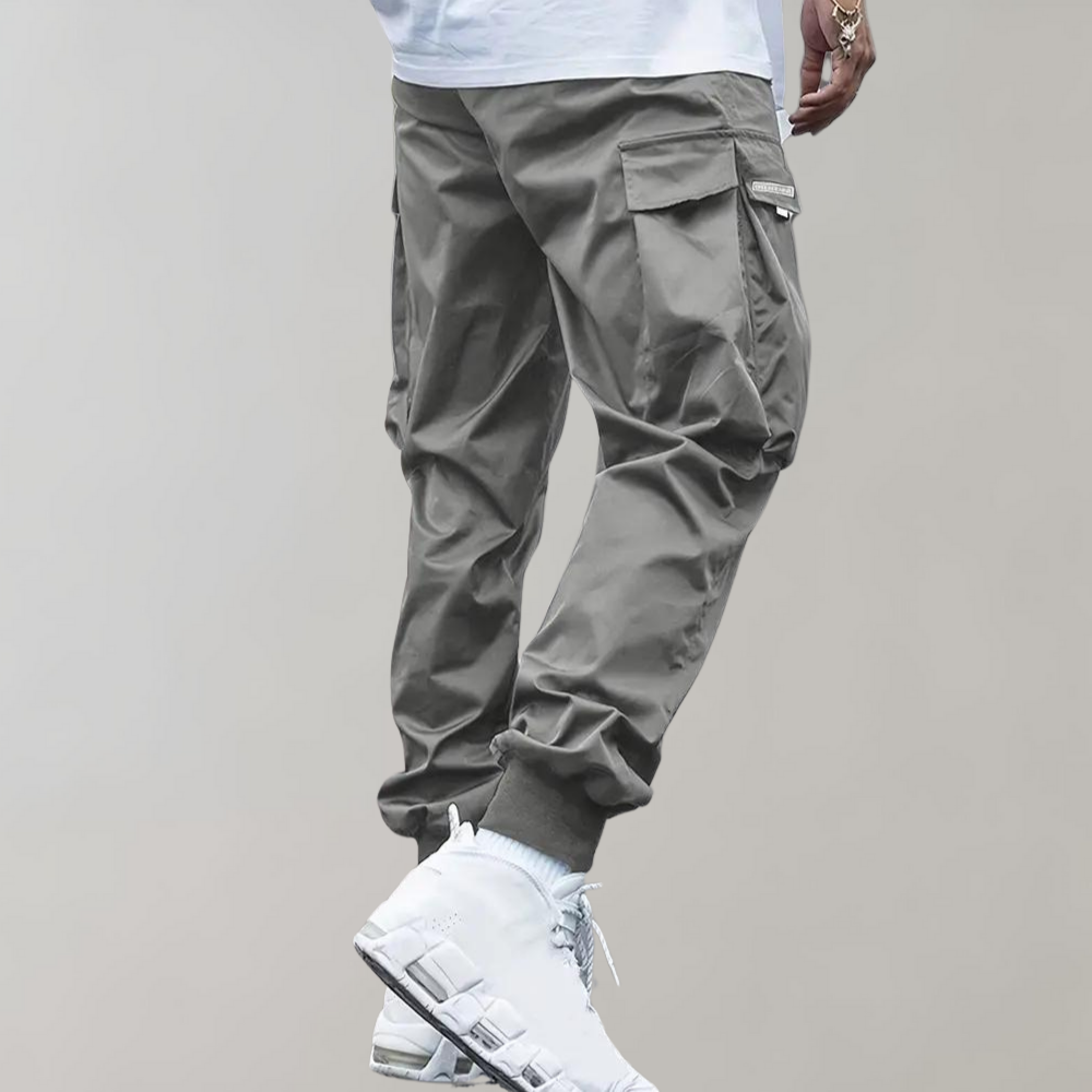 Trendy Casual Cargo Trousers - Joris-Khaki-S-Nora Luxe