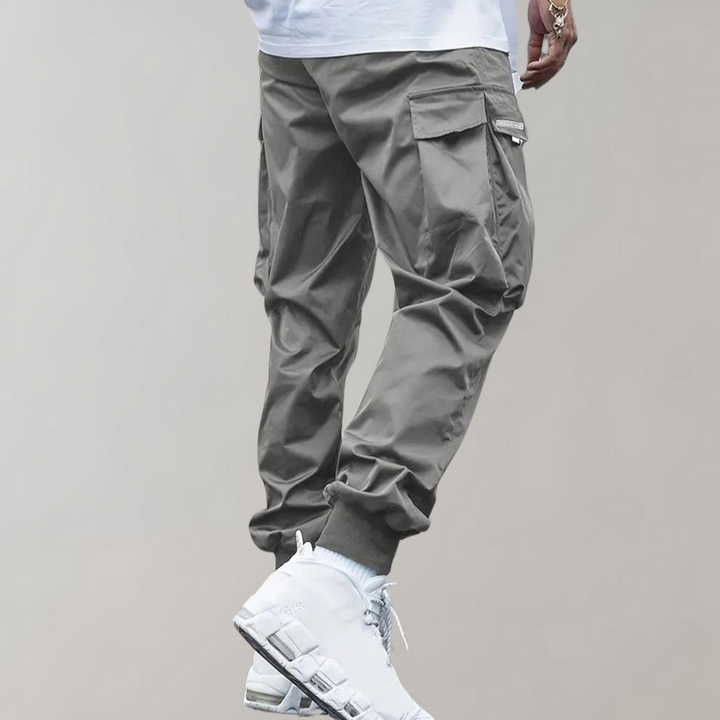 Trendy Casual Cargo Trousers - Joris-Khaki-S-Nora Luxe