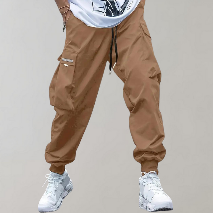 Trendy Casual Cargo Trousers - Joris-Khaki-S-Nora Luxe