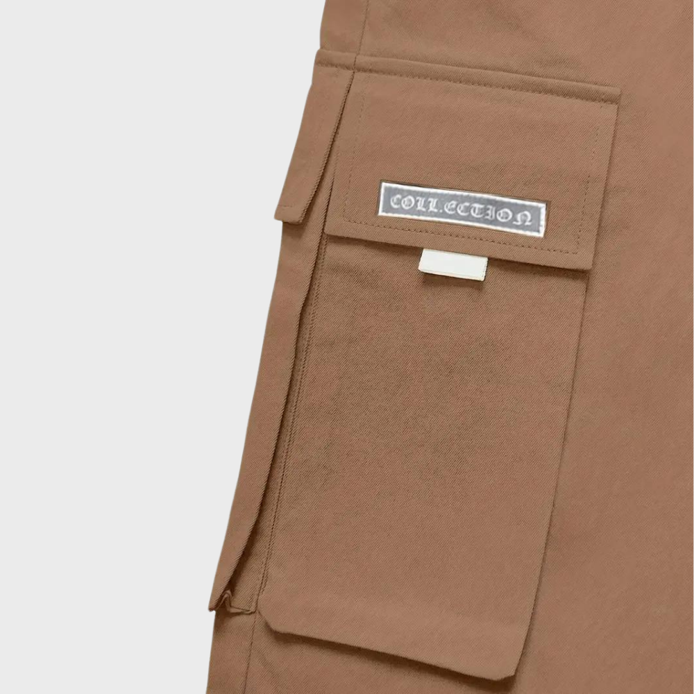 Trendy Casual Cargo Trousers - Joris-Khaki-S-Nora Luxe