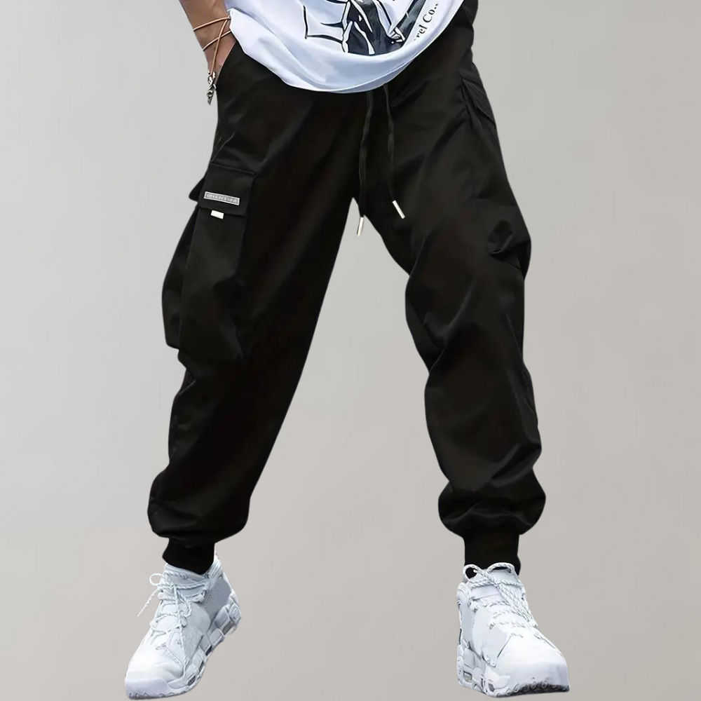 Trendy Casual Cargo Trousers - Joris-Khaki-S-Nora Luxe