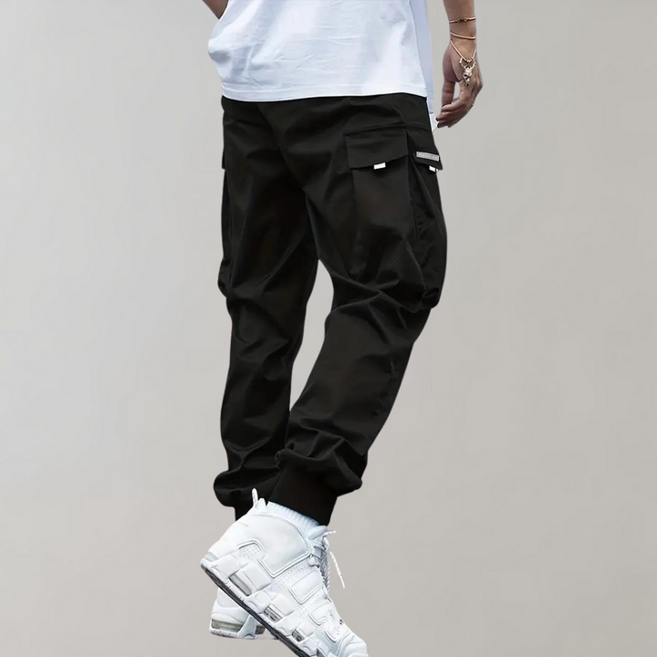 Trendy Casual Cargo Trousers - Joris-Khaki-S-Nora Luxe