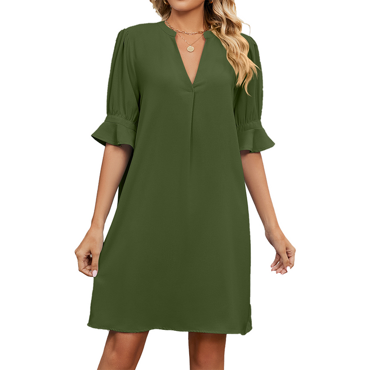 Trendy Casual Dress - Isadora-Light blue-S-Nora Luxe