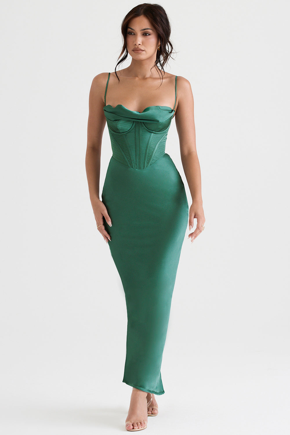 Trendy Corset Maxi Dress - Isabella-Black-XS-Nora Luxe