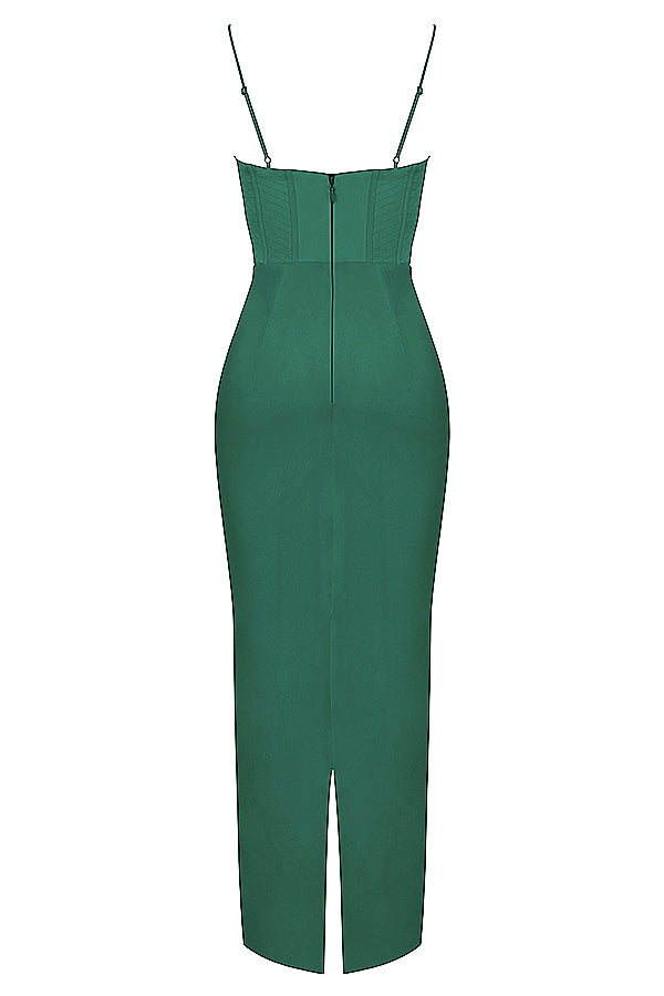 Trendy Corset Maxi Dress - Isabella-Black-XS-Nora Luxe