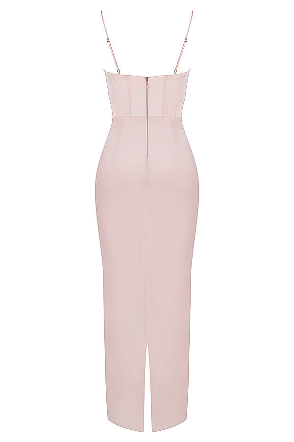 Trendy Corset Maxi Dress - Isabella-Black-XS-Nora Luxe