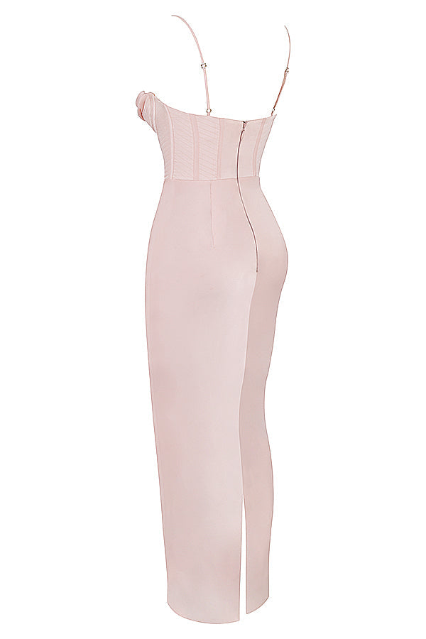 Trendy Corset Maxi Dress - Isabella-Black-XS-Nora Luxe