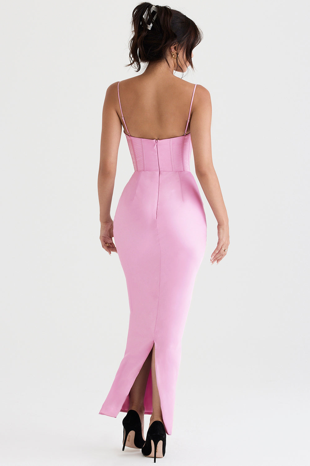 Trendy Corset Maxi Dress - Isabella-Black-XS-Nora Luxe