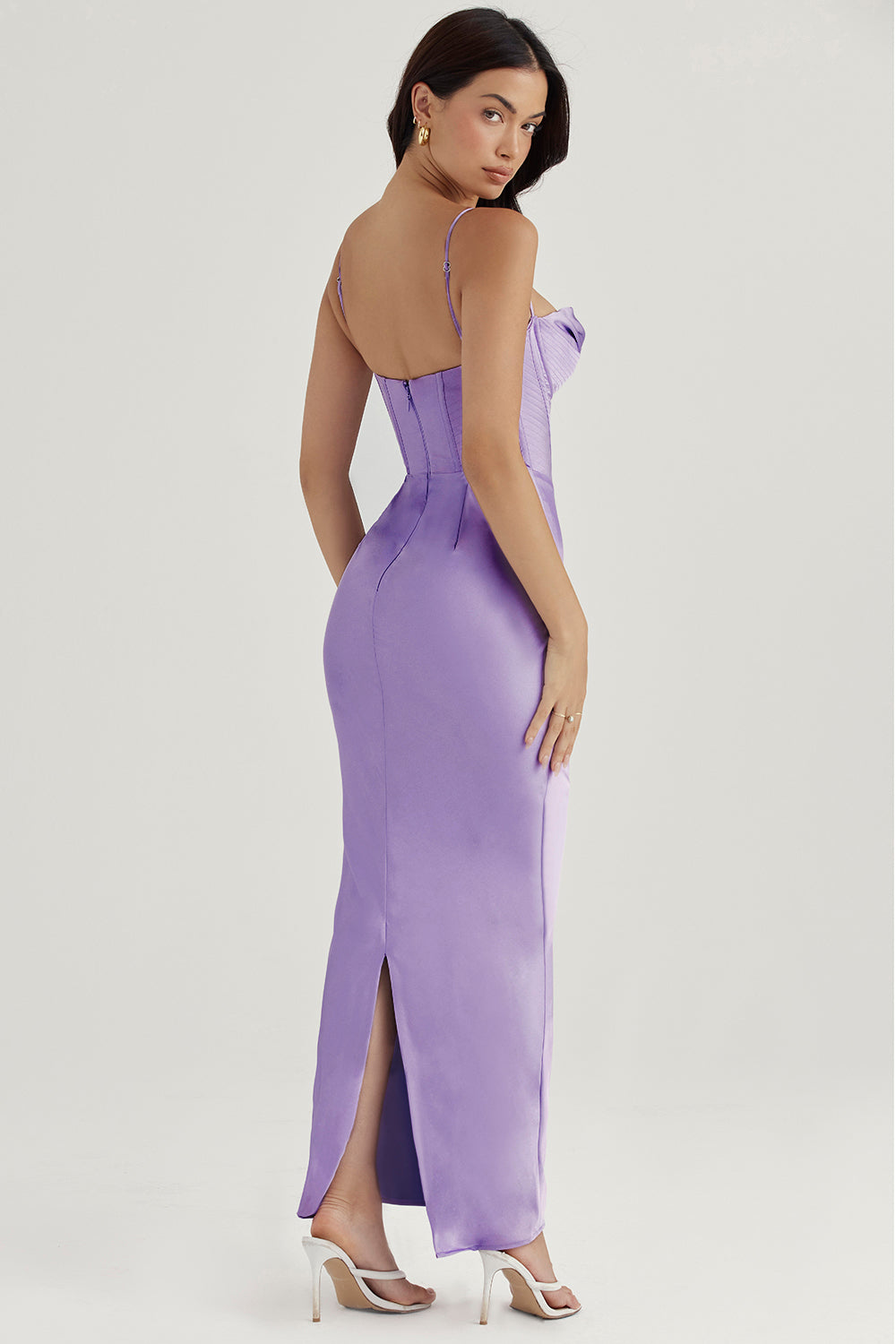 Trendy Corset Maxi Dress - Isabella-Black-XS-Nora Luxe