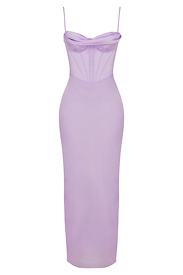 Trendy Corset Maxi Dress - Isabella-Black-XS-Nora Luxe