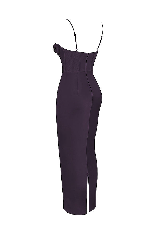 Trendy Corset Maxi Dress - Isabella-Black-XS-Nora Luxe