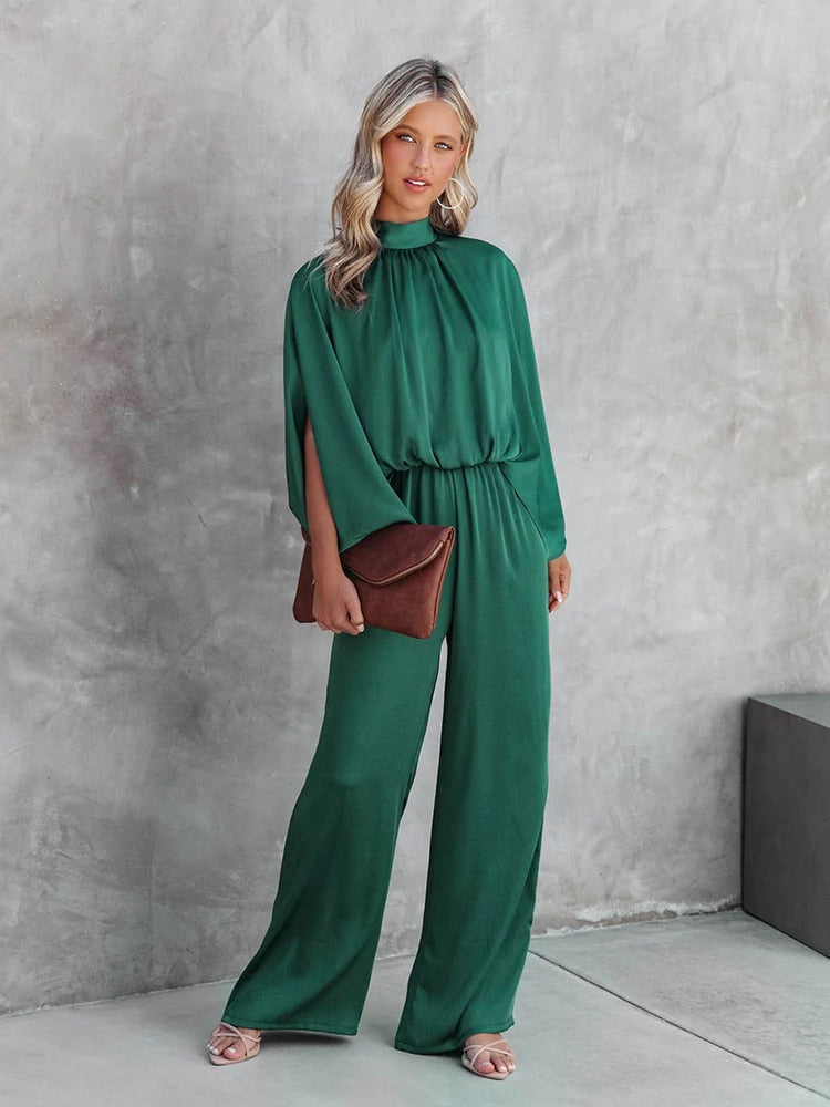 Trendy Green Jumpsuit - Chloe-S-Nora Luxe