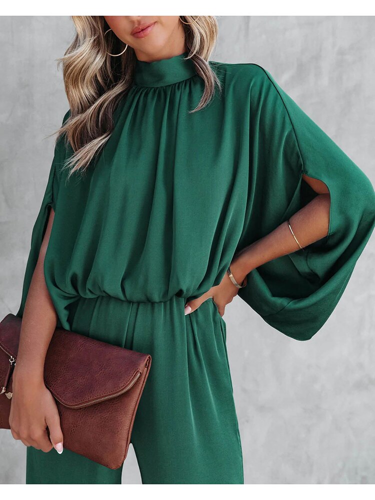 Trendy Green Jumpsuit - Chloe-S-Nora Luxe