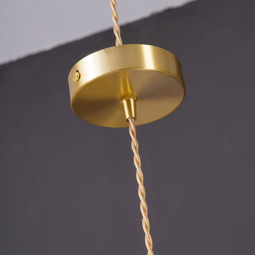 Trendy Hibiscus Flower Pendant Lamp - FlowerLite-Green-D9.06 × H4.72 in-Nora Luxe