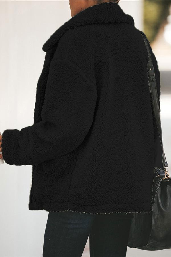 Trendy Jacket with Stand-Up Collar and Zipper - Amara-Brown-S-Nora Luxe