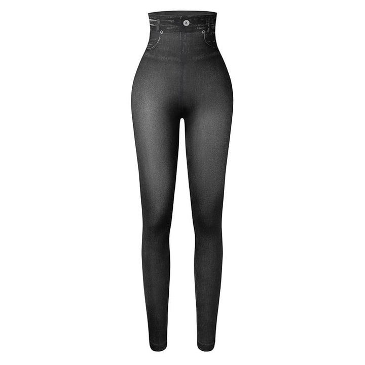 Trendy Jeans Legging - Stella-Black-S-M-Nora Luxe