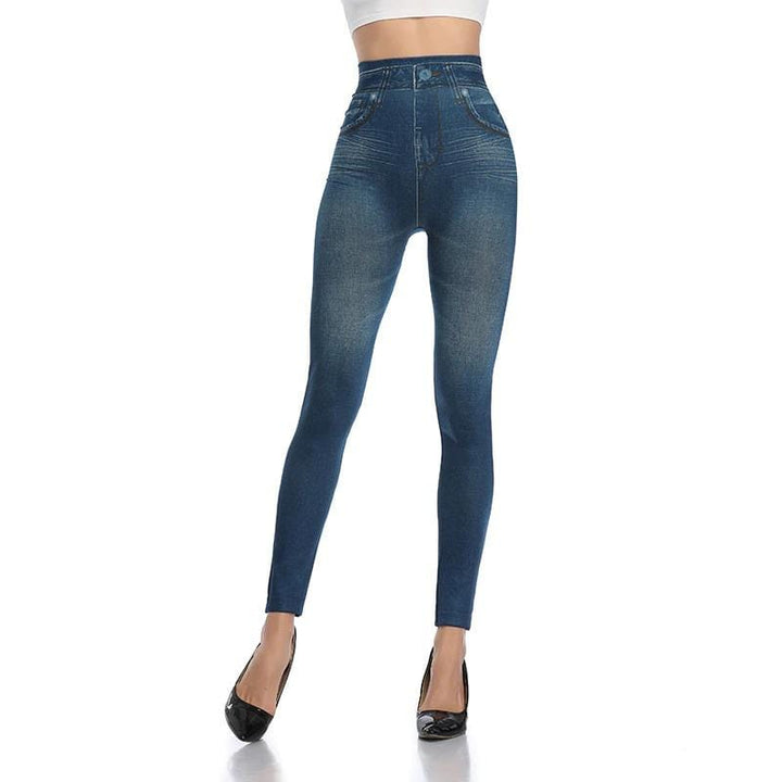 Trendy Jeans Legging - Stella-Blue-S-M-Nora Luxe