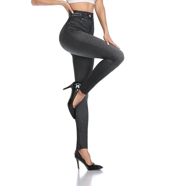Trendy Jeans Legging - Stella-Blue-S-M-Nora Luxe