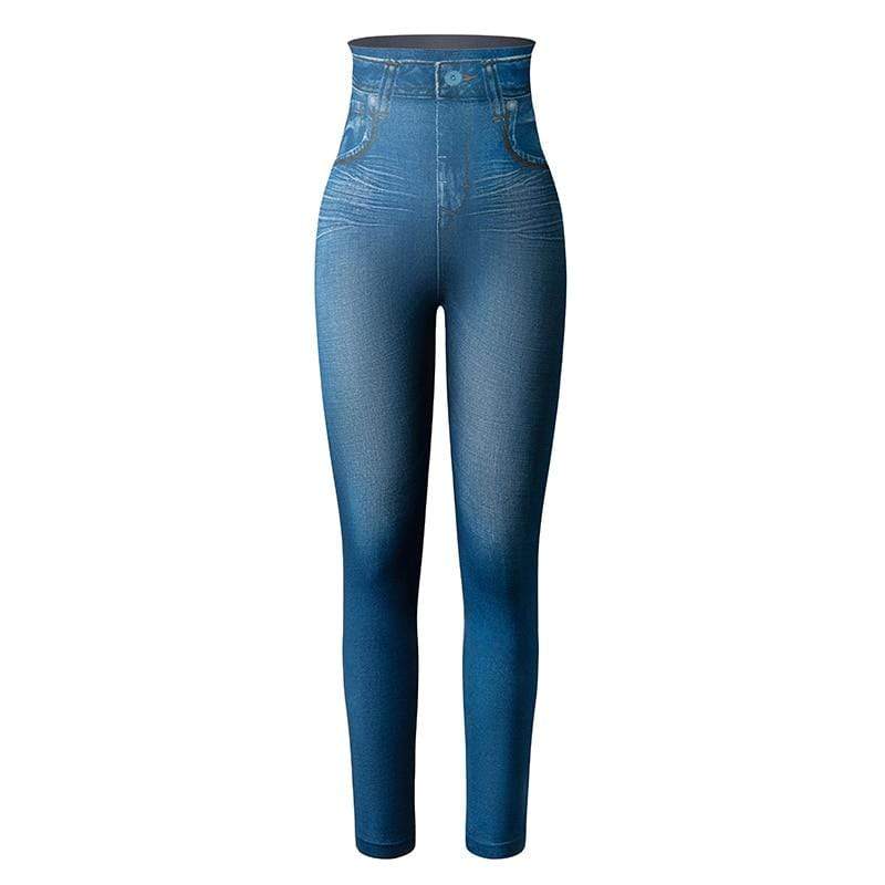 Trendy Jeans Legging - Stella-Blue-S-M-Nora Luxe