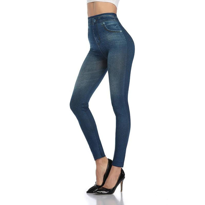 Trendy Jeans Legging - Stella-Blue-S-M-Nora Luxe