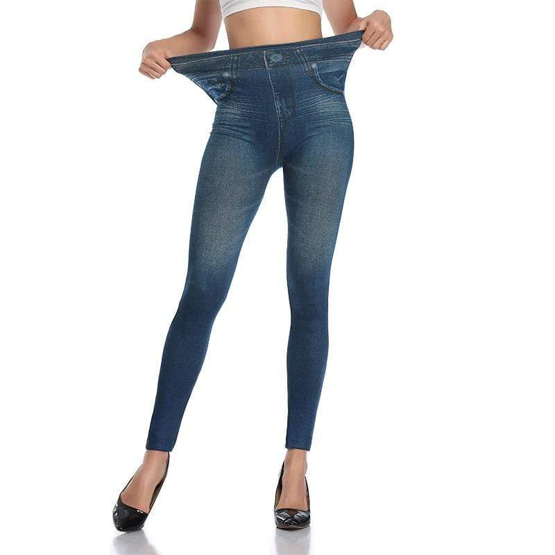 Trendy Jeans Legging - Stella-Blue-S-M-Nora Luxe