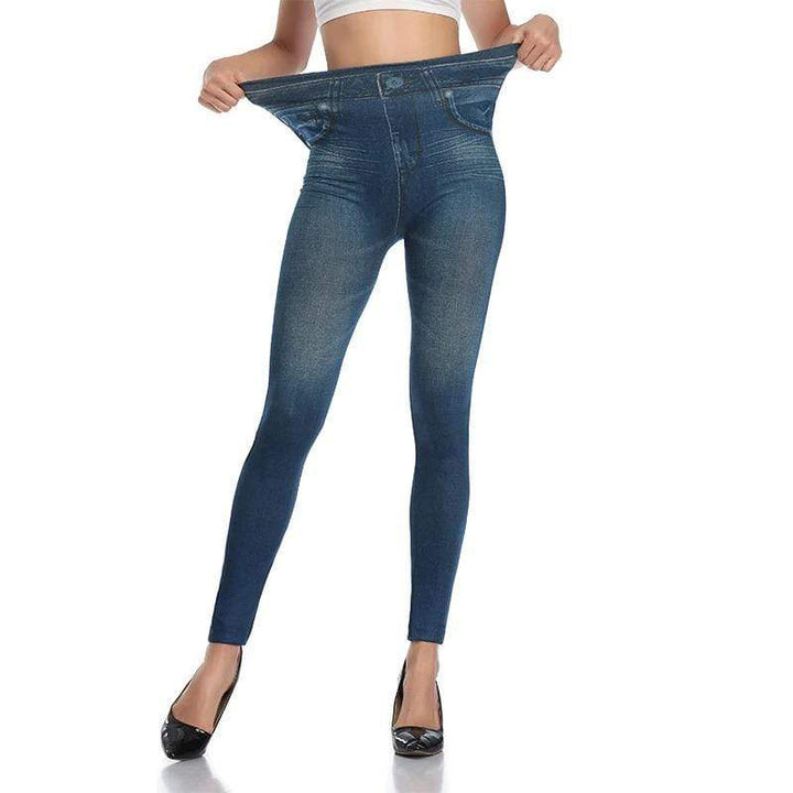 Trendy Jeans Legging - Stella-Blue-S-M-Nora Luxe