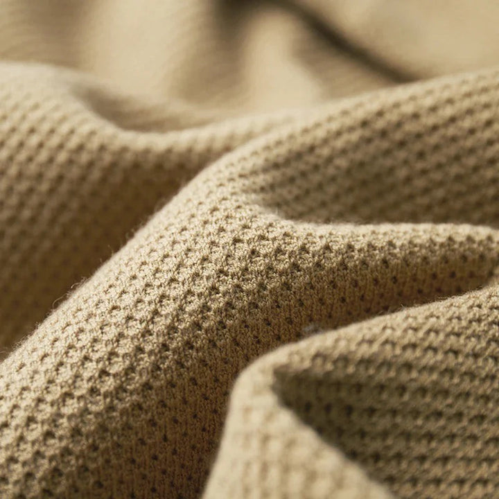 Trendy Knitted Men's Vest - Noah-Beige-S-Nora Luxe