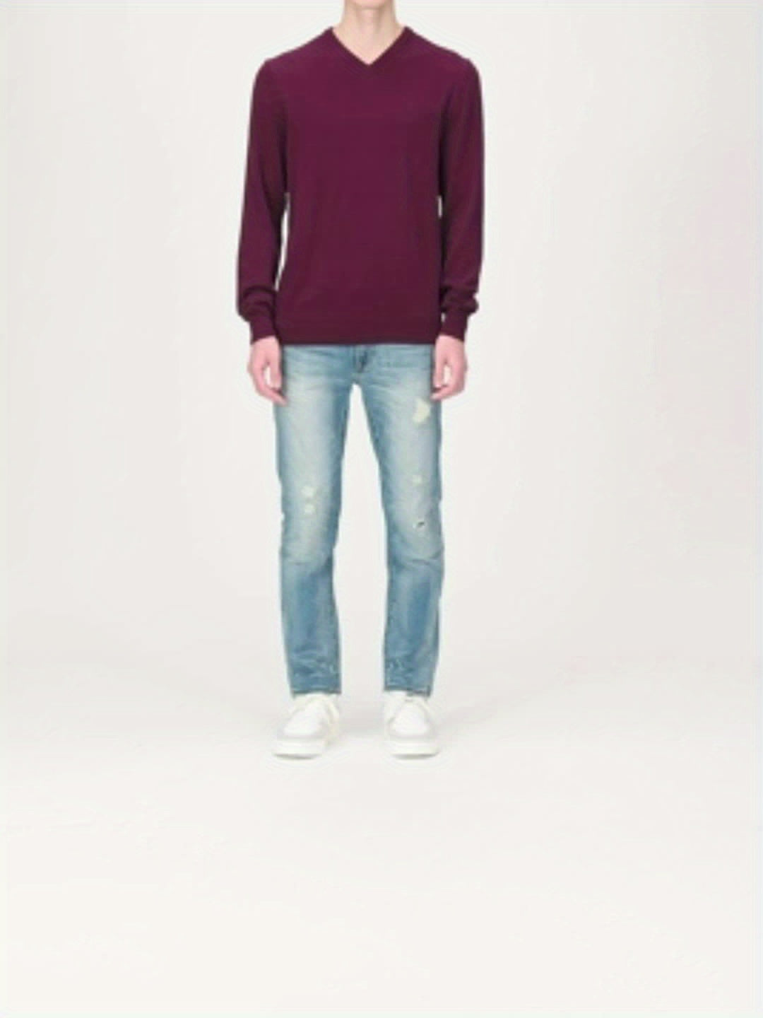 Trendy Knitted Sweater with Round Neck - Dante-Black-S-Nora Luxe