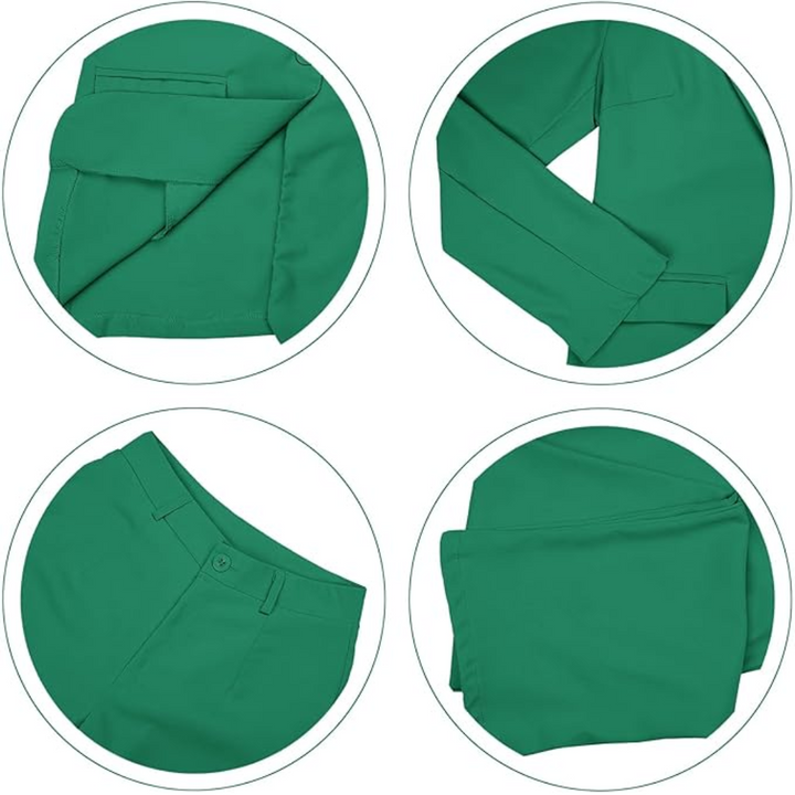 Trendy Ladies Blazer Set - Quina-Black-S-Nora Luxe