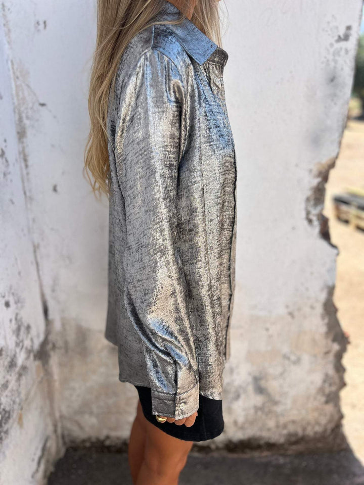 Trendy Ladies Blouse - Evelyn-Light Blue-S-Nora Luxe