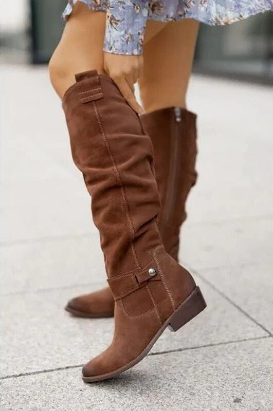 Trendy Ladies' Boots - Bella-Beige-2.5-Nora Luxe