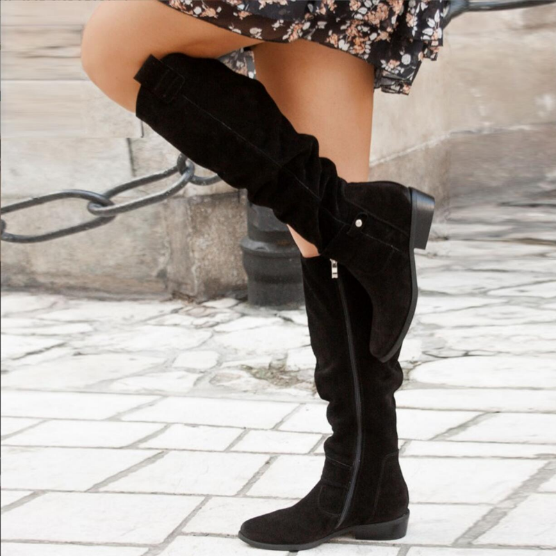 Trendy Ladies' Boots - Bella-Black-2.5-Nora Luxe