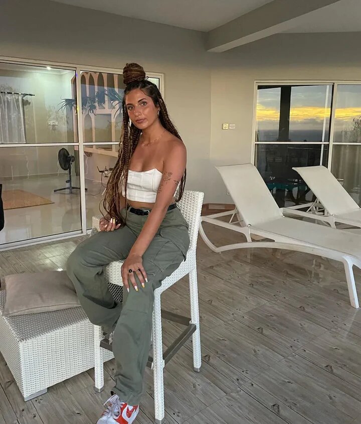 Trendy Ladies Cargo Jeans - Nova-Olive Green-XS-Nora Luxe