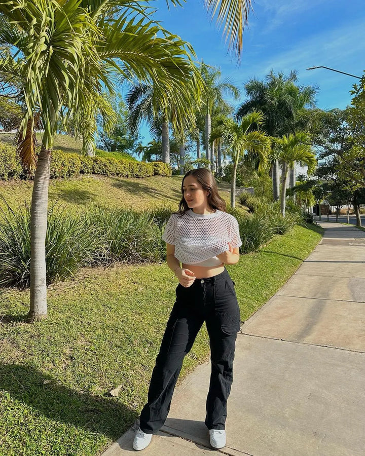 Trendy Ladies Cargo Jeans - Nova-Olive Green-XS-Nora Luxe