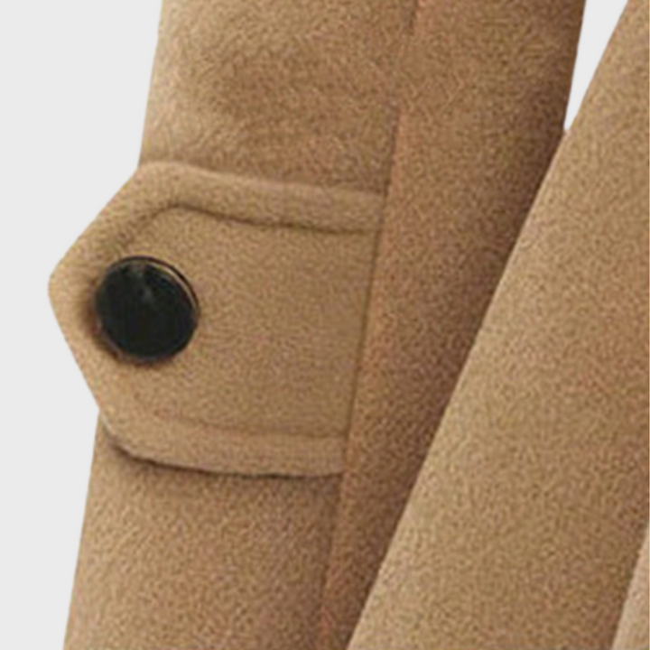 Trendy Ladies' Jacket - BellaVogue-Khaki-S-Nora Luxe